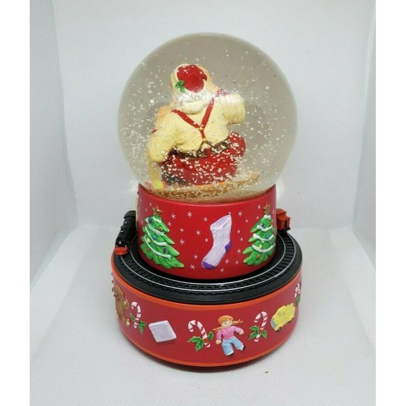 Vintage Coke Snow Globe Santa I’d Like To Teach The World To Sing 1971 Music Box - Picture 4 of 12
